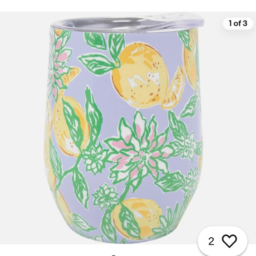 Lilly Pulitzer Lavender Lemon Tumbler